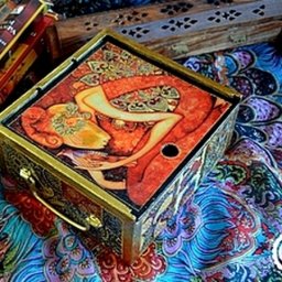 Коробка для чая превращается в восточную шкатулку: мастер-класс, часть 1