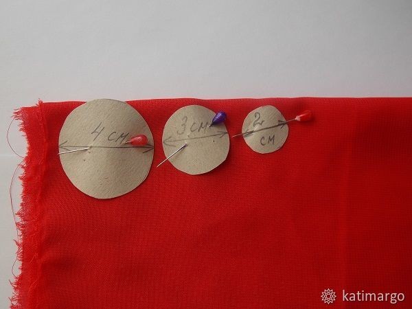 ​Мастерим цветочное колье из шифона