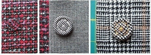 Пуговицы из ткани