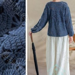 ​Пуловер крючком