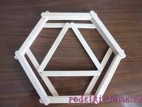 Шкатулка из палочек от мороженного Шкатулка из палочек от мороженного