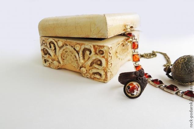 Шкатулочка с имитацией резьбы по кости: часть 2