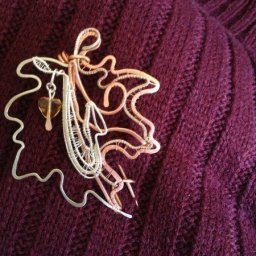 ​Создание броши "Осенняя симфония": часть 2