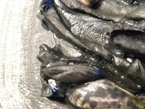 Используем шпатлёвку для создания декора и тонируем её: часть 4