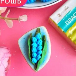 Делаем весеннюю брошь из полимерной глины