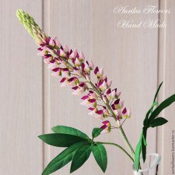 ​Как сделать люпин из иранского фоамирана: часть 2