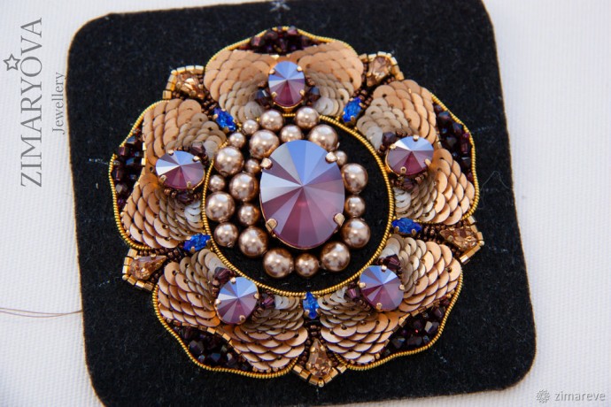 Мастерим брошь-цветок "Flower of the Universe": часть 2 Мастерим брошь-цветок "Flower of the Universe": часть 2