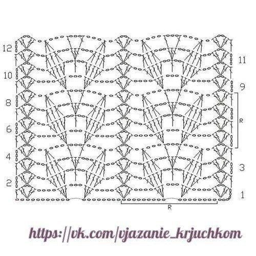 Очень красивые узоры крючком