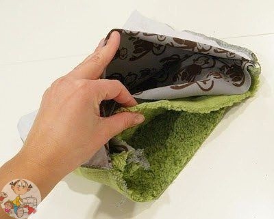 Снуд с махровой тканью внутри