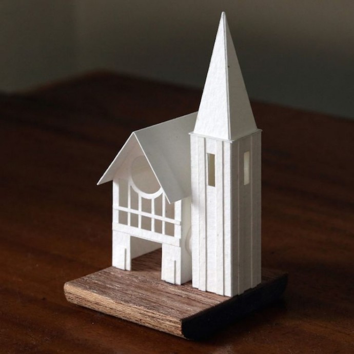 Архитектурное моделирование из бумаги Архитектурное моделирование из бумаги