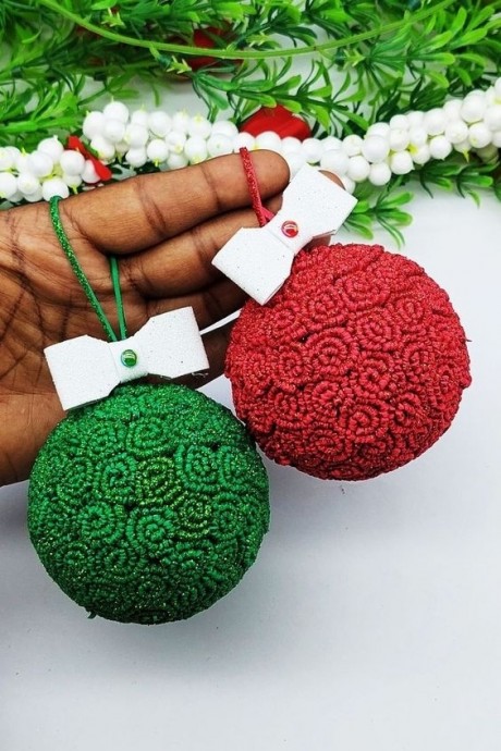 Блестящий декор из фоамирана