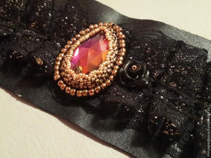 Браслет с кружевом в стиле барокко своими руками: часть 1