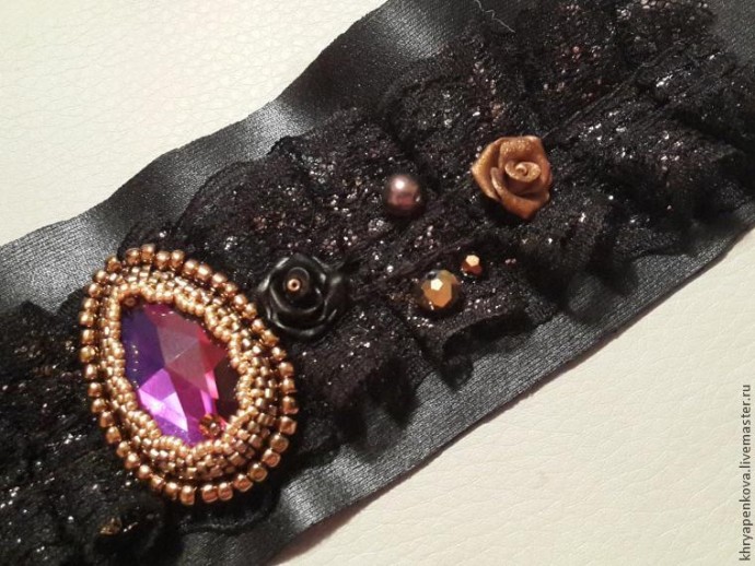 Браслет с кружевом в стиле барокко своими руками: часть 1