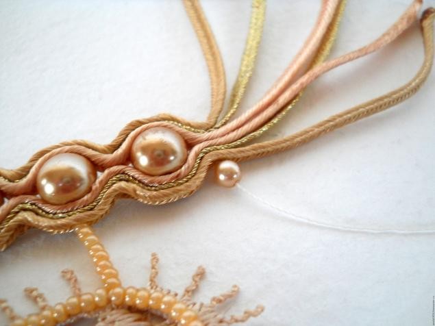 ​Колье "Кружевная бабочка": мастер-класс, часть 4