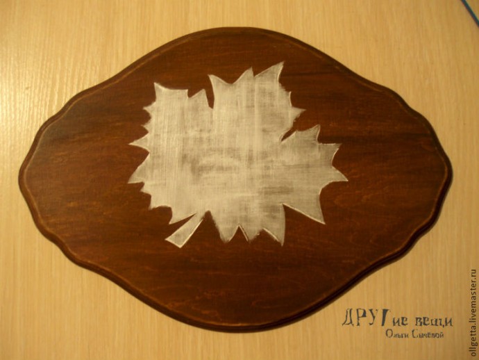 Декорирование панно "Счастливая осень": часть 2