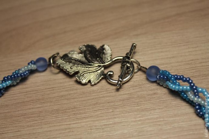 ​Вышиваем шикарное колье "Зазеркалье": часть 5