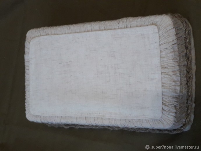 Декорируем пластиковую корзинку