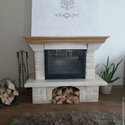 Создаем объемный декор на камине