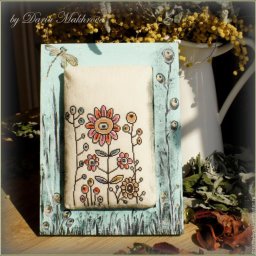 Делаем саше в деревянной рамочке