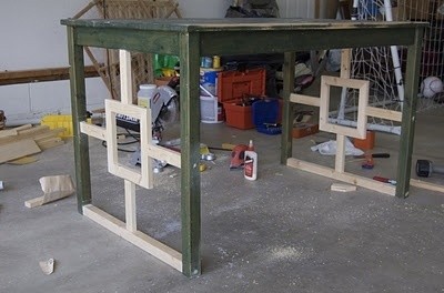 Превращение обычного стола в дизайнерский