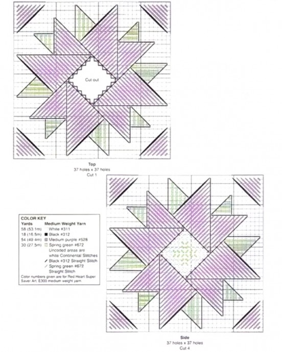 Узоры для пластиковой канвы