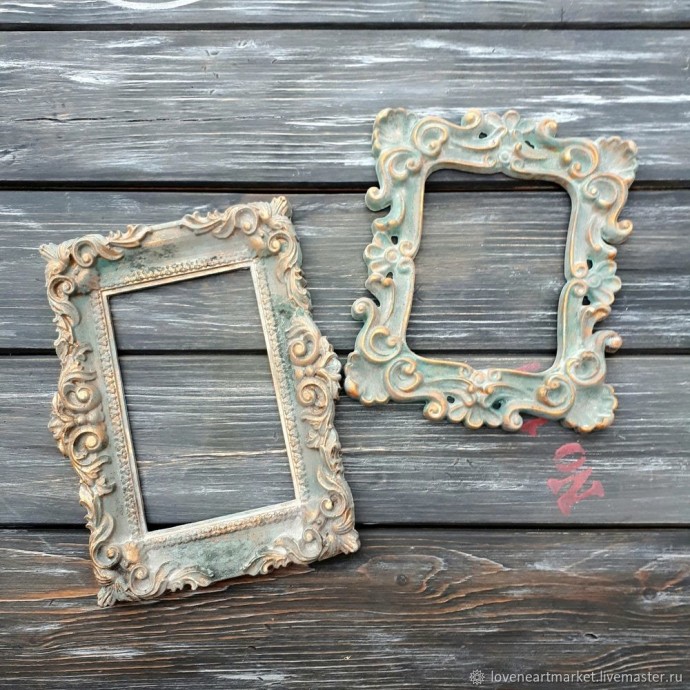 Декорируем фоторамки: золото, патина и вековая пыль (часть 2) Декорируем фоторамки: золото, патина и вековая пыль (часть 2)