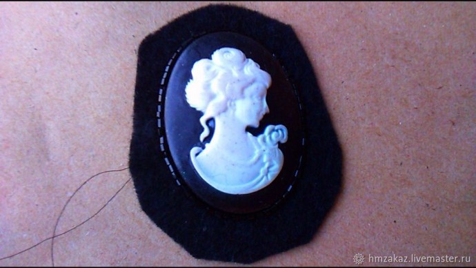 Делаем брошку с камеей: часть 1