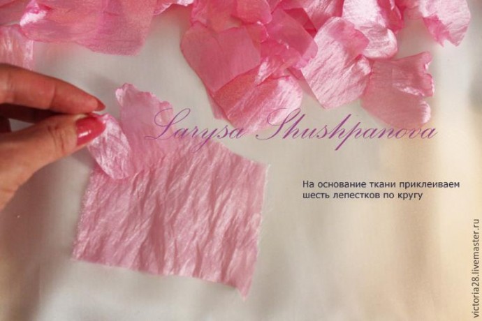 Создание пышного роскошного пиона: часть 3