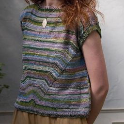 Как вязать ломаные линии