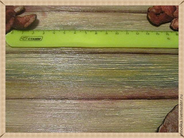 Объемный декупаж без специальных материалов: создаем панно "Ложка меда": часть 3