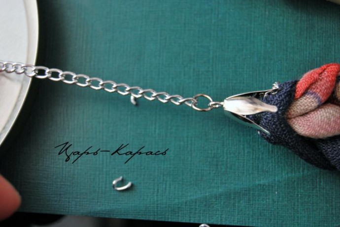 ​Павло-посадская переделка: стильные бусы из платка, часть 2