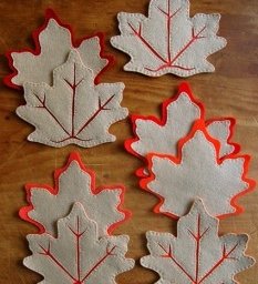 Подставка под чашку из фетра