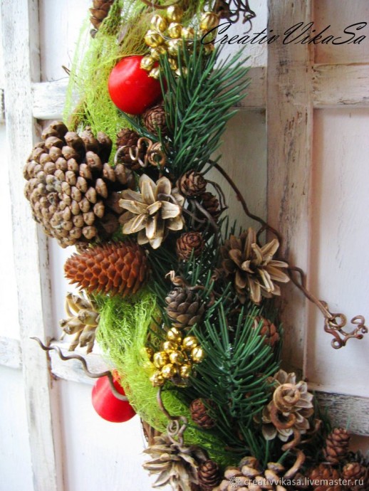 Декорируем новогодний венок: часть 2 Декорируем новогодний венок: часть 2