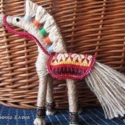 ​Интерьерный пони из веревок своими руками