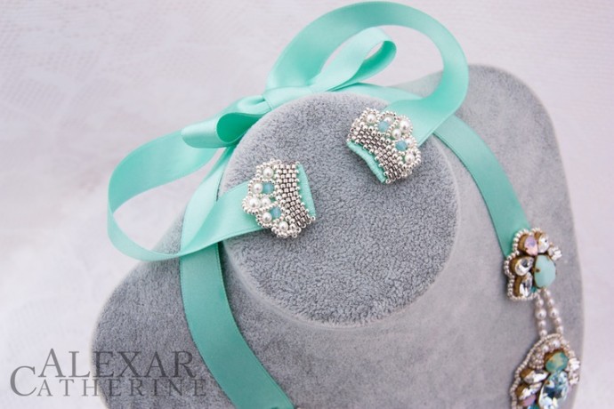 ​Колье "Бегущая по волнам": часть 3