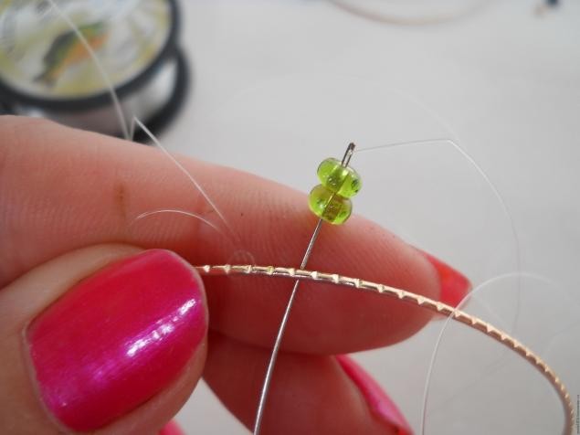 Ажурный браслет "Бабочки": часть 1