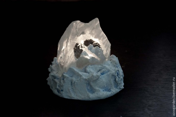 Создаём интерьерную статуэтку из стекла и гипса "Айсберг": часть 3 Создаём интерьерную статуэтку из стекла и гипса "Айсберг": часть 3