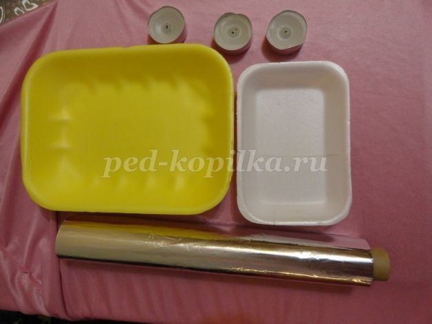 ​Праздничный подсвечник из фольги: часть 1