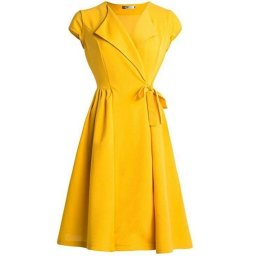 ​Красивое желтое платье