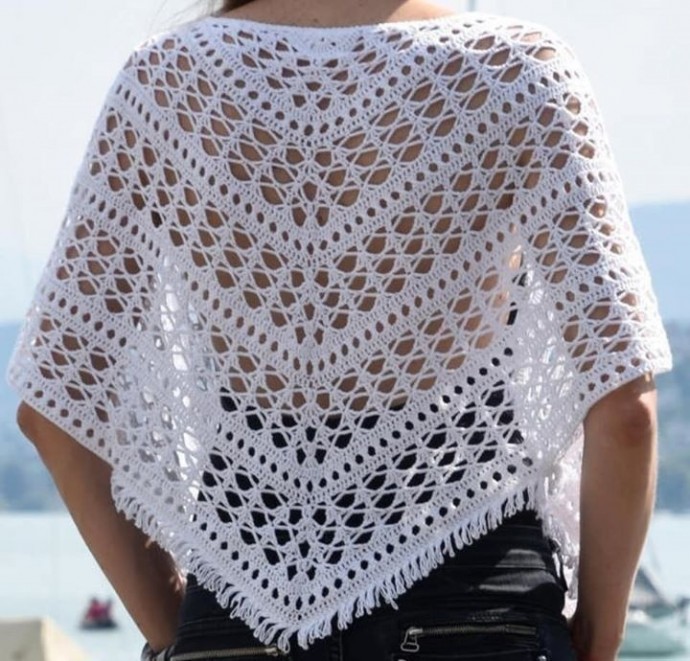 Шаль крючком Шаль крючком