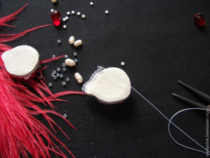 ​Создаем свадебные серьги "Мирослава": часть 4