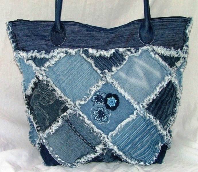 Сумки из старых джинсов Сумки из старых джинсов