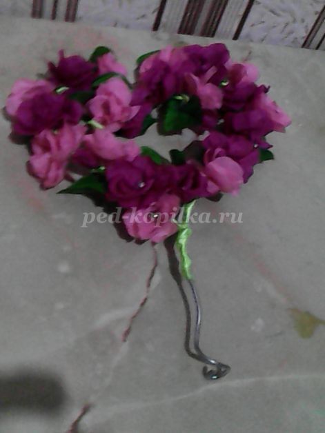 ​Топиарий "Дерево любви": часть 3