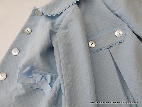 ​Декорирование детской одежды тесьмой "вьюнок"