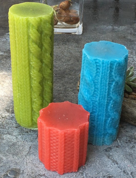 Изготовление текстурных свечей