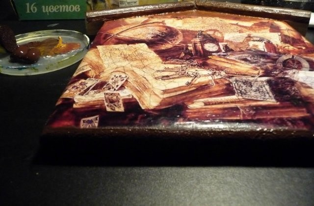 Декорируем ключницу-домик: часть 2