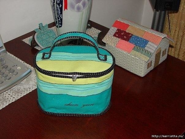 Шьем сумку для туалетных принадлежностей
