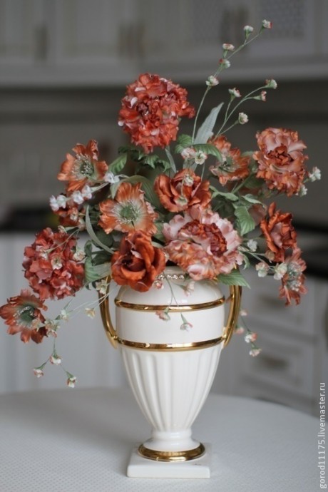 Флористика из шёлковых цветов Флористика из шёлковых цветов