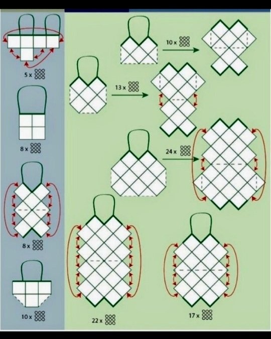 Сумочка крючком из мотивов Сумочка крючком из мотивов