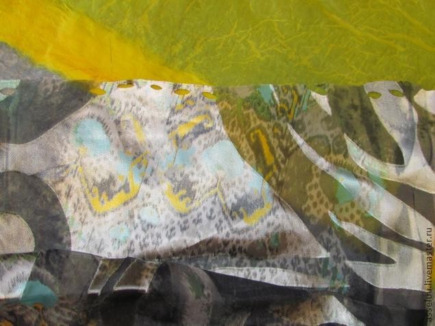 Валяние шарфа в технике нунофелтинг: часть 2